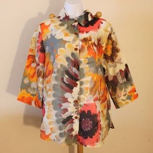 patterned blouse